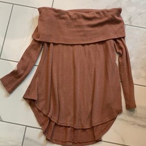 Off the shoulder sweater